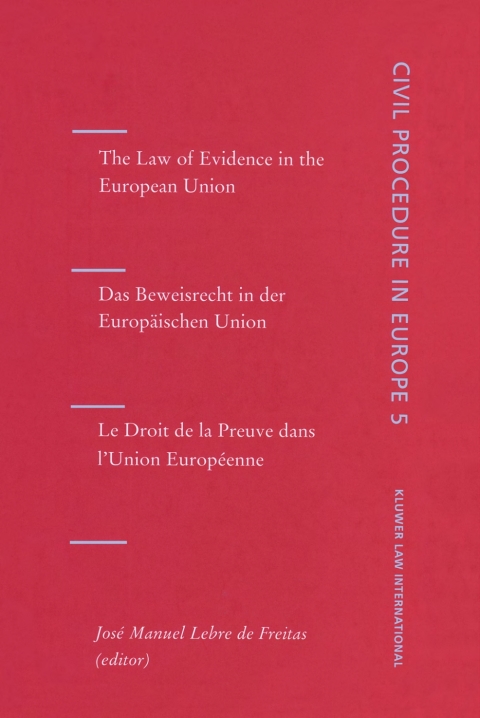 Cover image for book The Law of Evidence in the European Union