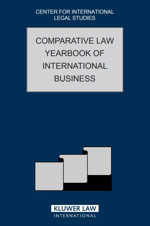 Cover image for book The Comparative Law Yearbook of International Business