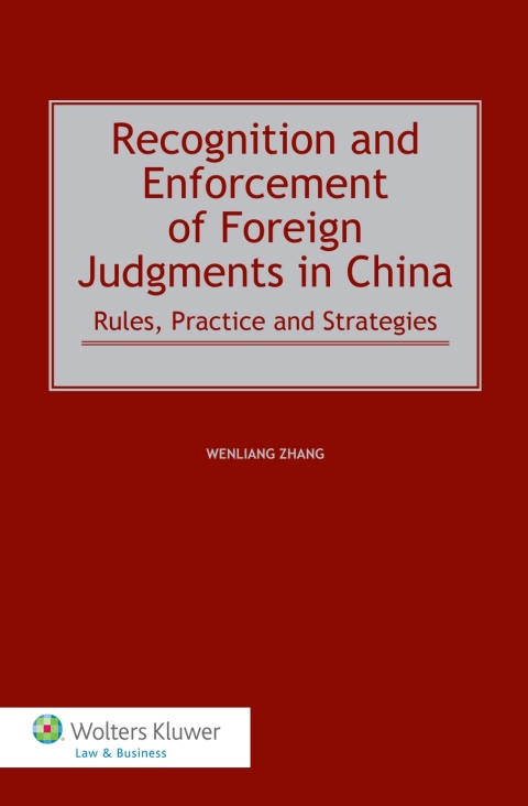 Cover image for book Recognition and Enforcement of Foreign Judgments in China