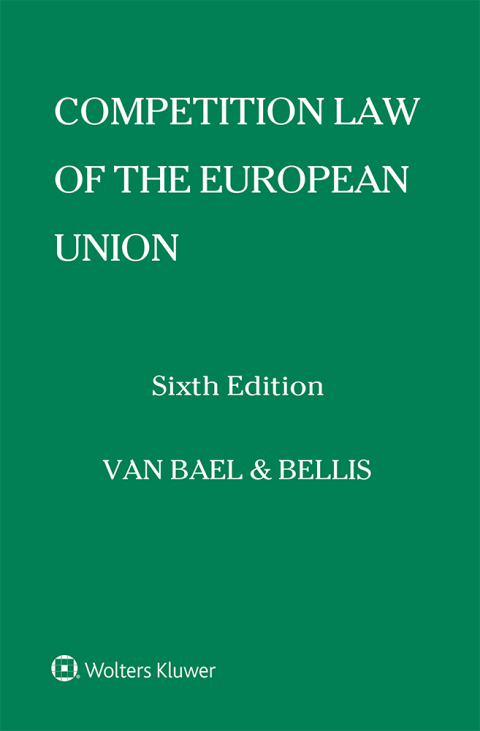 Cover image for book Competition Law of the European Union