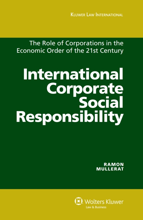 Cover image for book International Corporate Social Responsibility