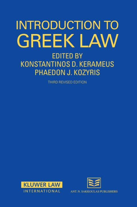 Cover image for book Introduction to Greek Law