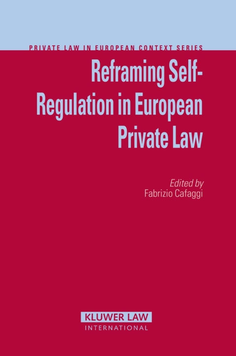 Cover image for book Reframing Self-Regulation in European Private Law