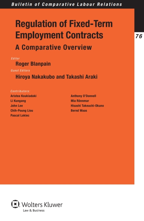 Cover image for book Regulation of Fixed-Term Employment Contracts