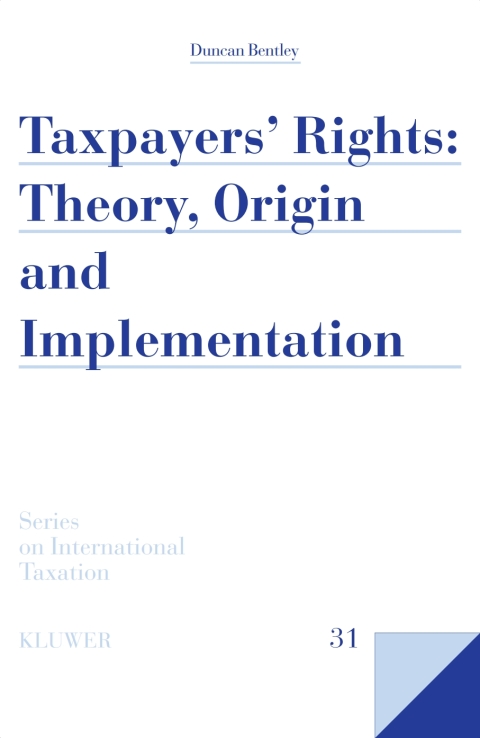 Cover image for book Taxpayers' Rights