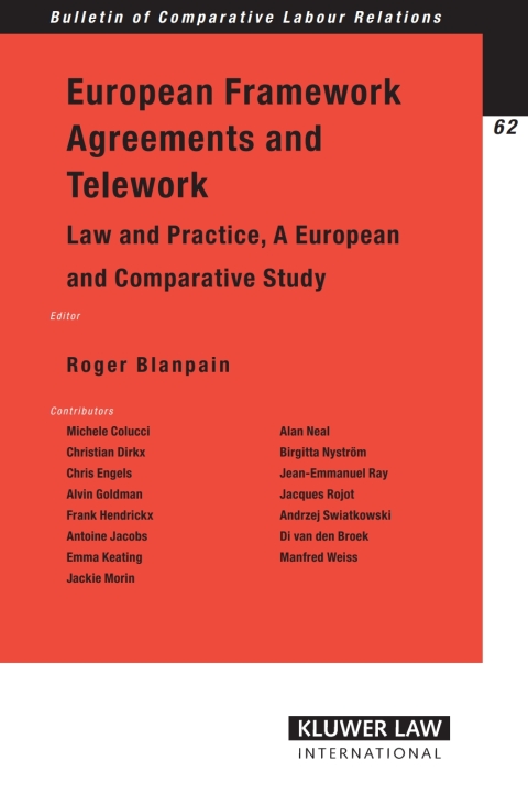 Cover image for book European Framework Agreements and Telework