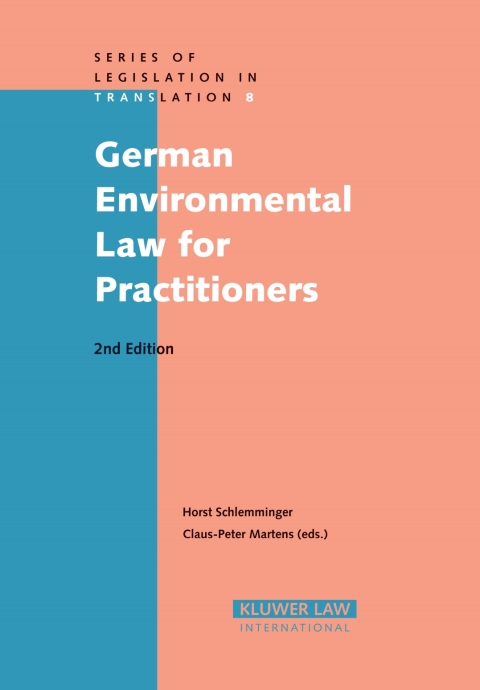 Cover image for book German Environmental Law for Practitioners