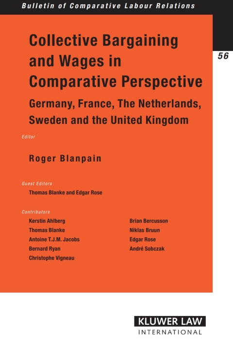 Cover image for book Collective Bargaining and Wages in Comparative Perspective