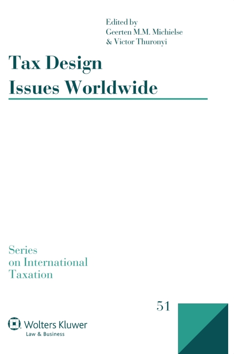 Cover image for book Tax Design Issues Worldwide