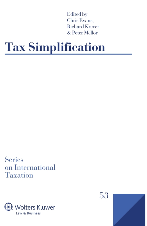 Cover image for book Tax Simplification