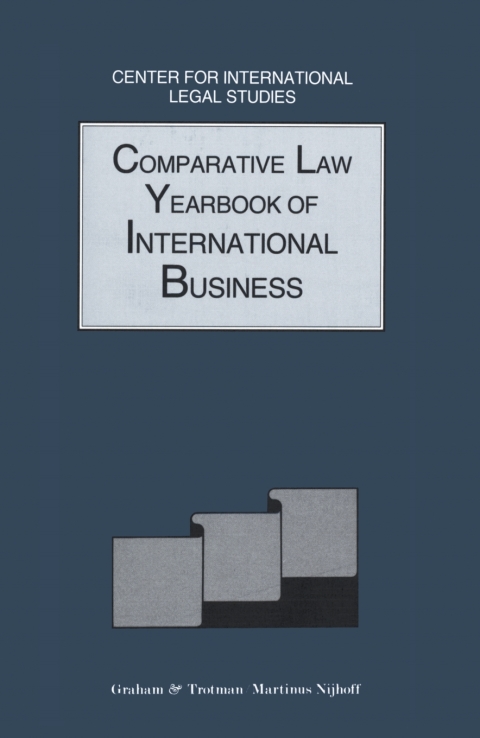Cover image for book Comparative Law Yearbook of International Business