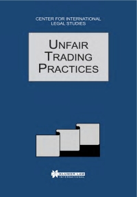 Imagen de portada: Unfair Trading Practices 1st edition 9789041107213