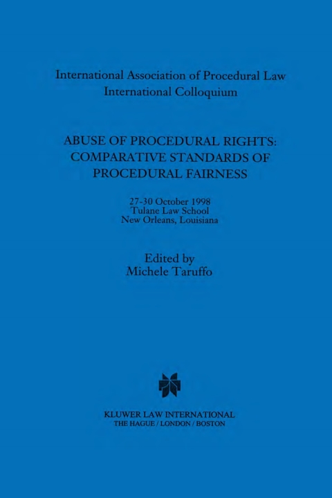 Cover image for book Abuse of Procedural Rights