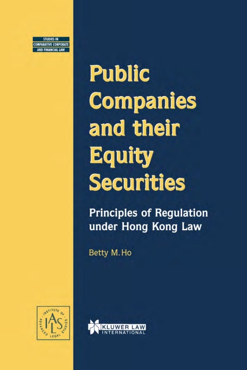 Cover image for book Public Companies and their Equity Securities