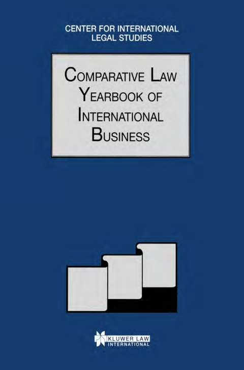 Cover image for book The Comparative Law Yearbook of International Business
