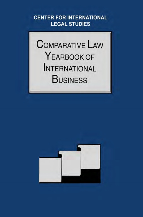 Cover image for book Comparative Law Yearbook of International Business
