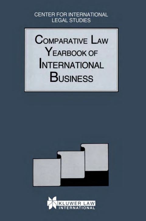 Cover image for book The Comparative Law Yearbook of International Business