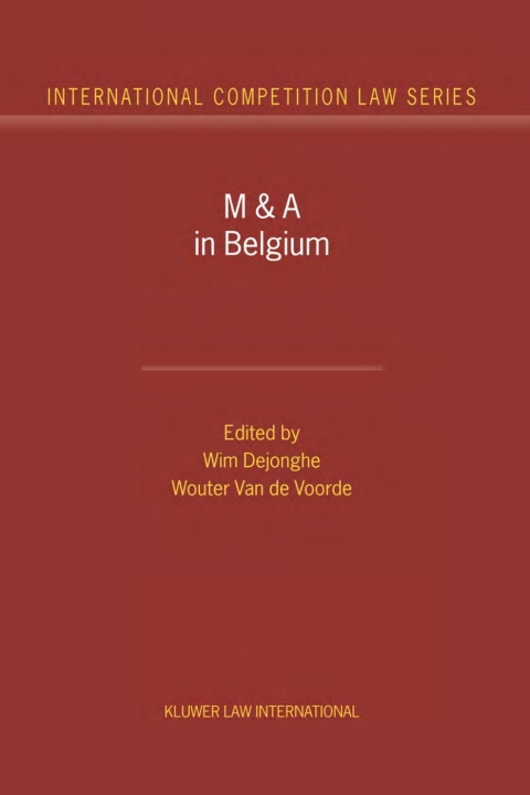 Cover image for book M&A in Belgium