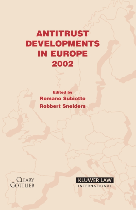 Cover image for book Antitrust Developments in Europe