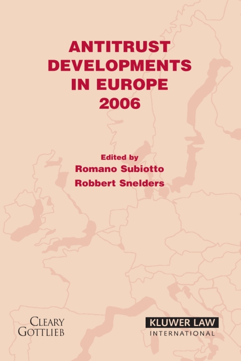Cover image for book Antitrust Developments in Europe