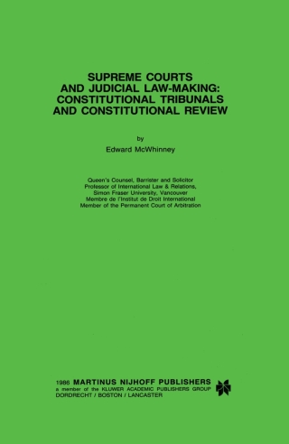 Supreme Courts and Judicial Law-Making