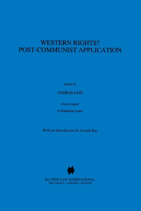 Cover image for book Western Rights? Post-Communist Application