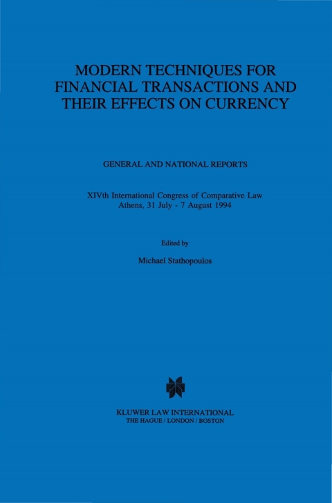 Cover image for book Modern Techniques for Financial Transactions and Their Effects on Currency