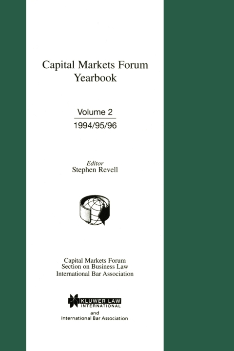 Cover image for book Capital Markets Forum Yearbook