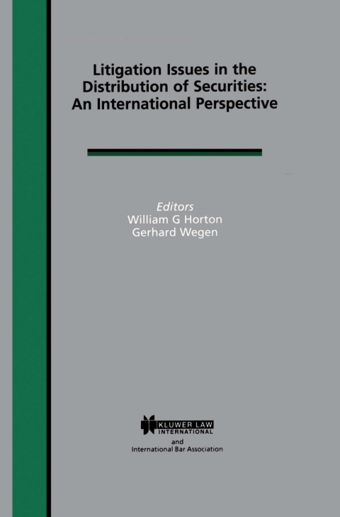 Cover image for book Litigation Issues in Distribution of Securities