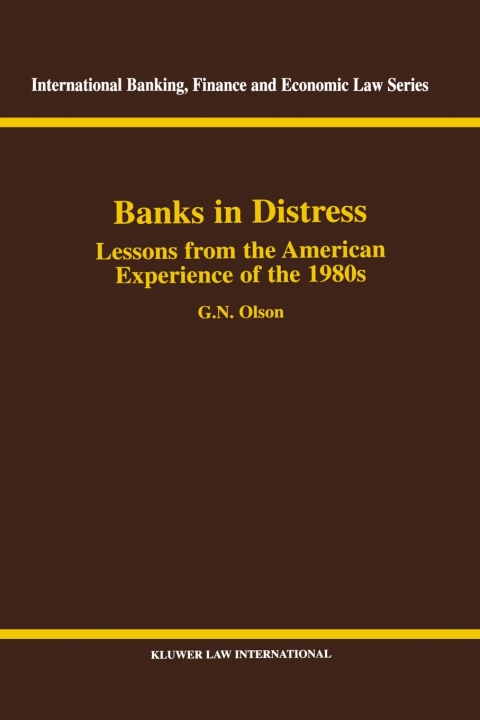 Cover image for book Banks in Distress: Lessons from the American Experience of the 1980s