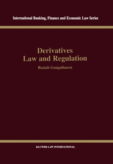 Cover image for book Derivatives Law and Regulation