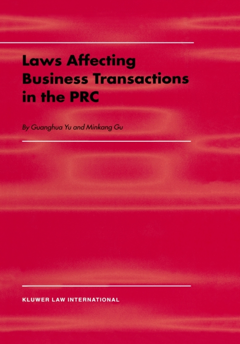 Cover image for book Laws Affecting Business Transactions in the PRC