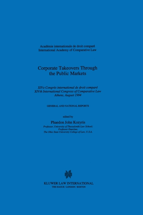 Cover image for book Corporate Takeovers Through the Public Markets