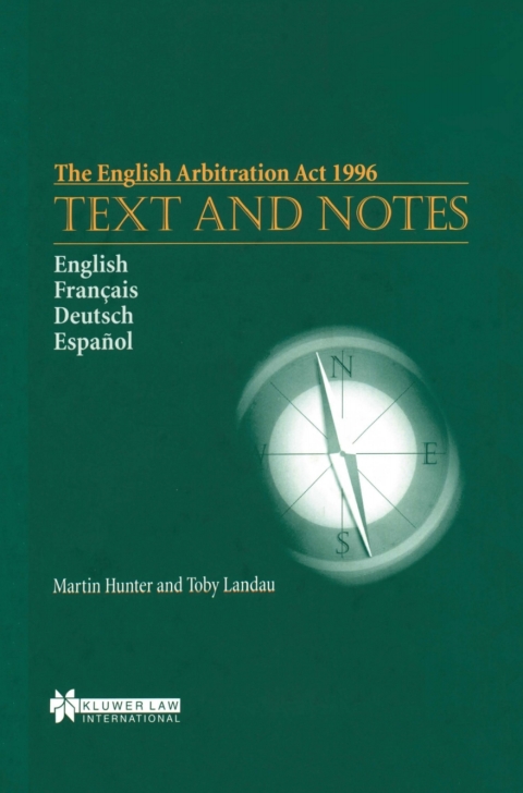 Cover image for book The English Arbitration Act 1996