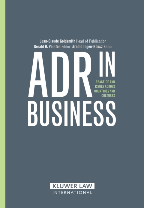 Cover image for book ADR in Business