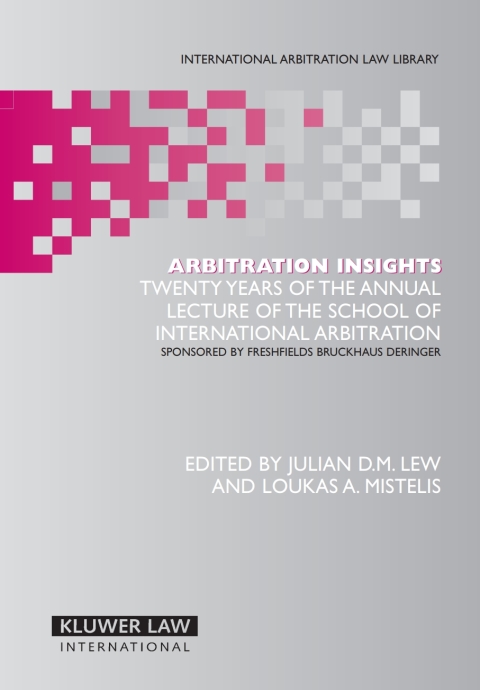 Cover image for book Arbitration Insights