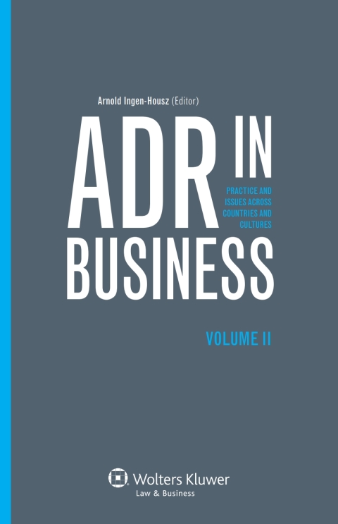 Cover image for book ADR in Business