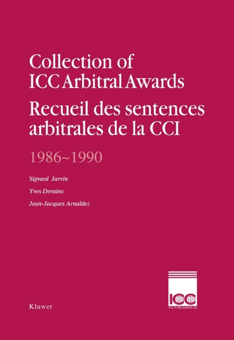 Cover image for book Collection of ICC Arbitral Awards 1986 - 1990