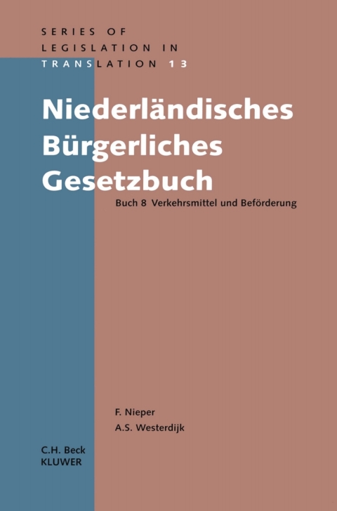 Cover image for book Niederländiches Bürgerliches Gesetzbuch