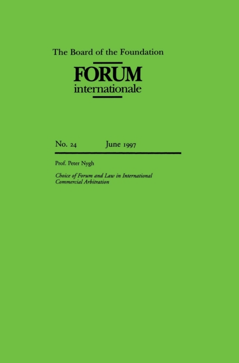 Cover image for book The Board of Foundation: Forum internationale