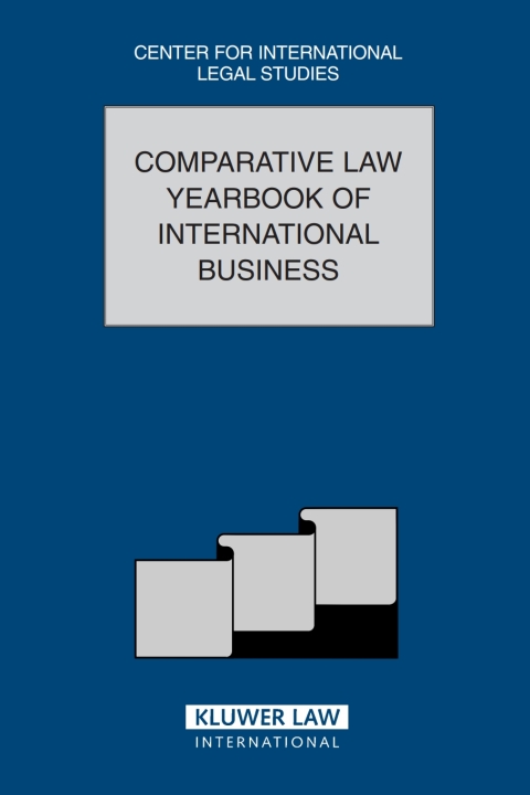 Cover image for book Comparative Law Yearbook of International Business