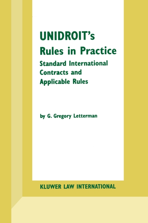 Cover image for book UNIDROIT's Rules in Practice