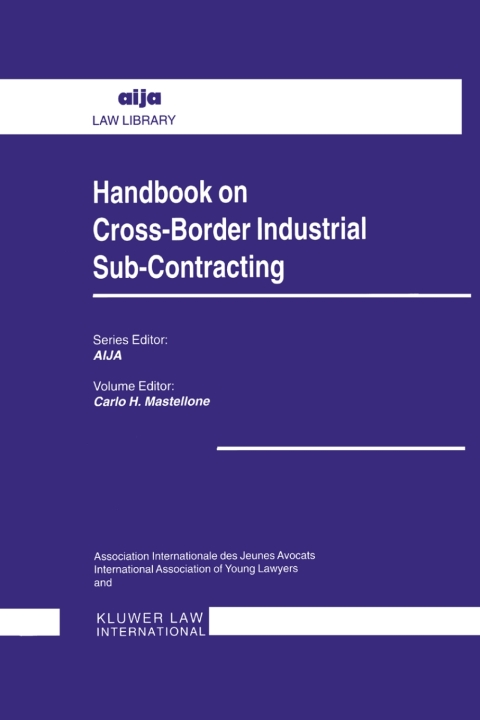 Cover image for book Handbook on Cross-Border Industrial Sub-Contracting