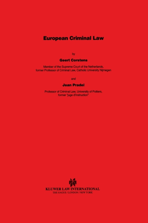 Cover image for book European Criminal Law