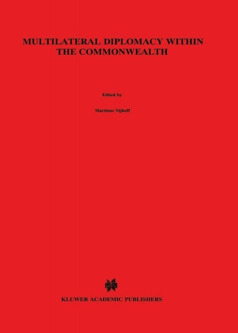 Cover image for book Multilateral Diplomacy within the Commonwealth