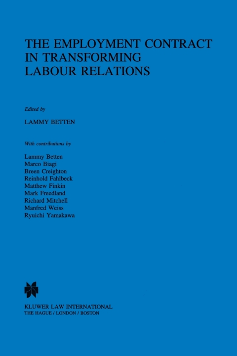 Cover image for book The Employment Contract in Transforming Labour Relations