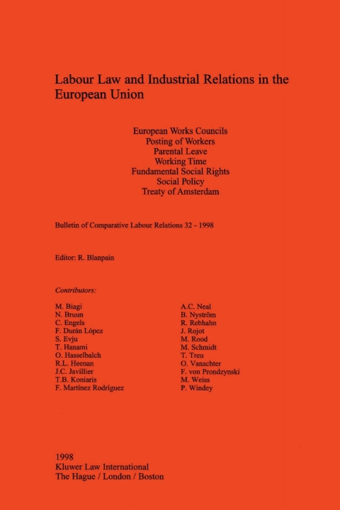 Labour Law and Industrial Relations in the European Union 