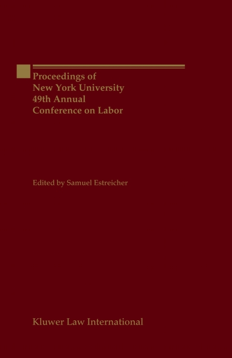 Cover image for book Proceedings of New York University 49th Annual Conference on Labor