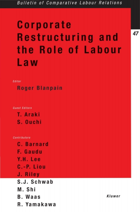 Cover image for book Corporate Restructuring and the Role of Labour Law