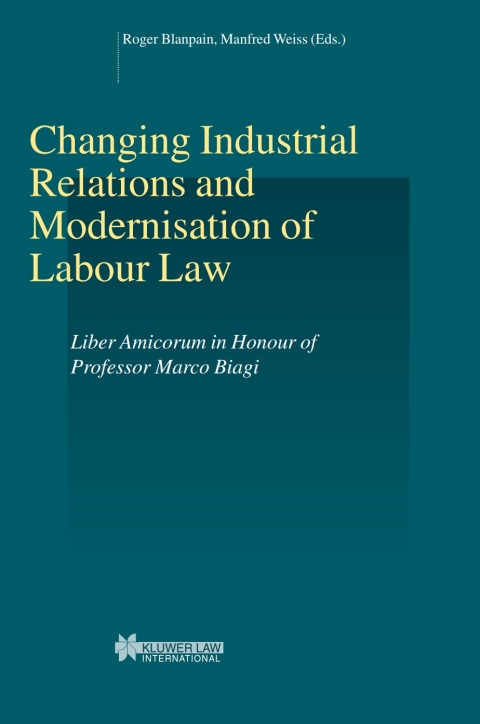 Cover image for book Changing Industrial Relations & Modernisation of Labour Law